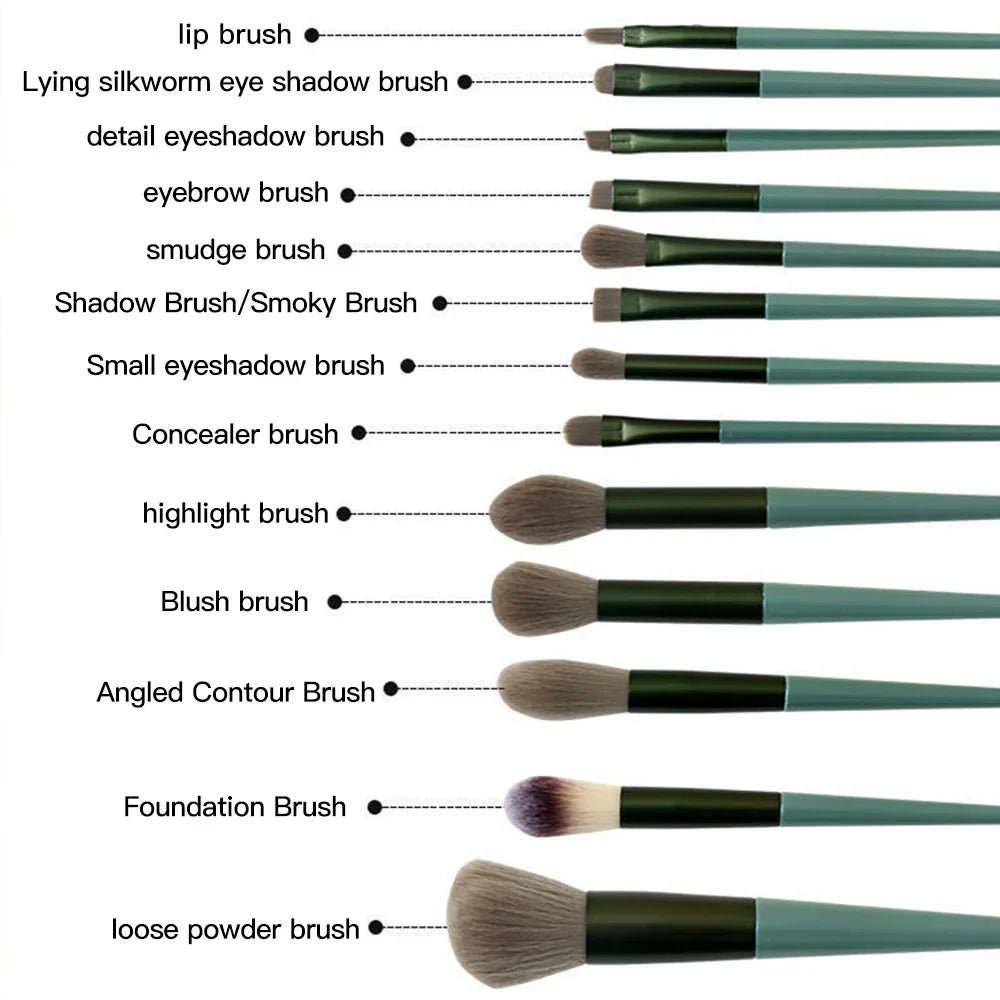 Glam Beauty Brush Set