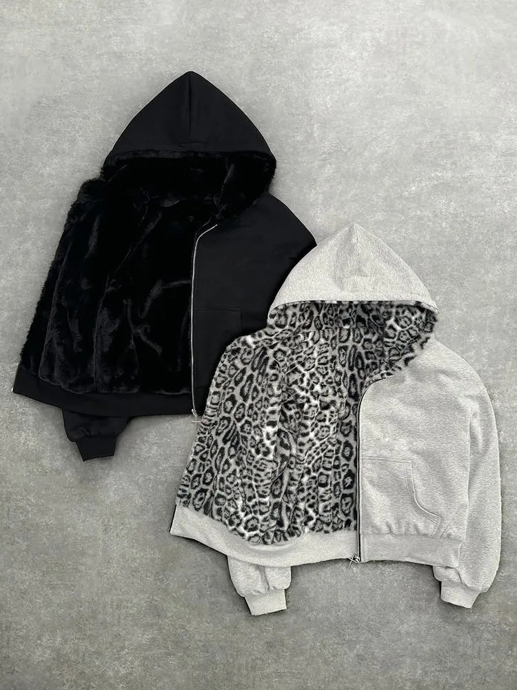 Chic Leopard Hoodie