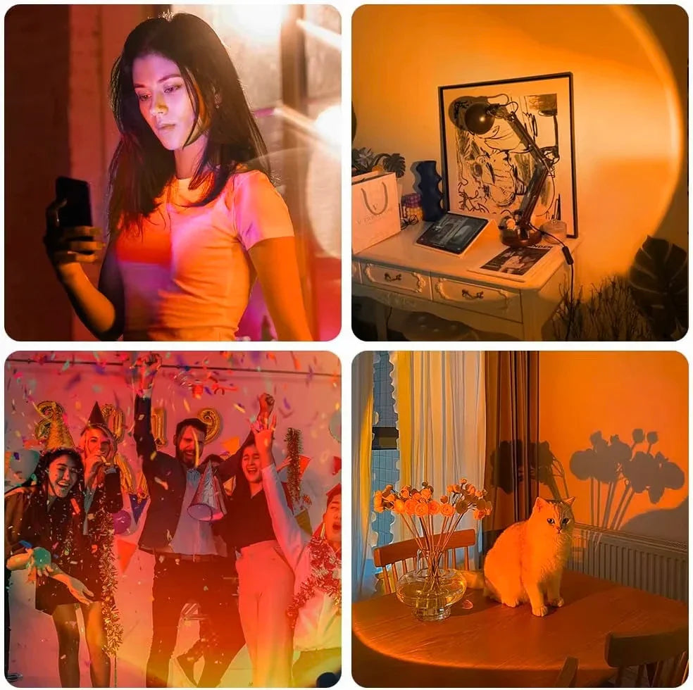 Rainbow Glow Sunset Lamp