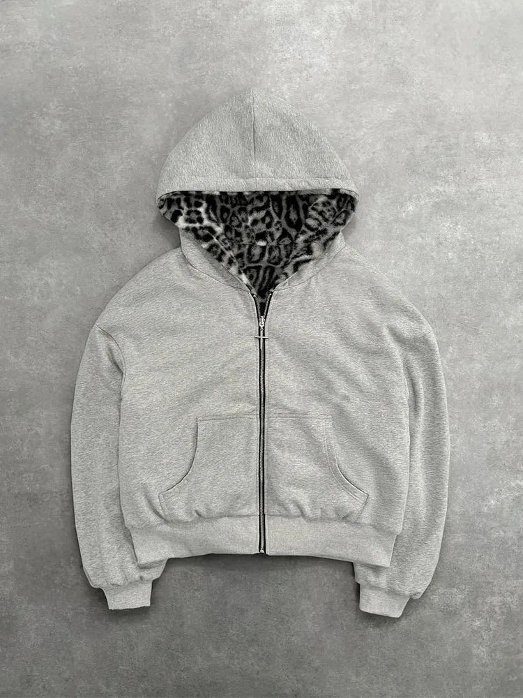 Chic Leopard Hoodie