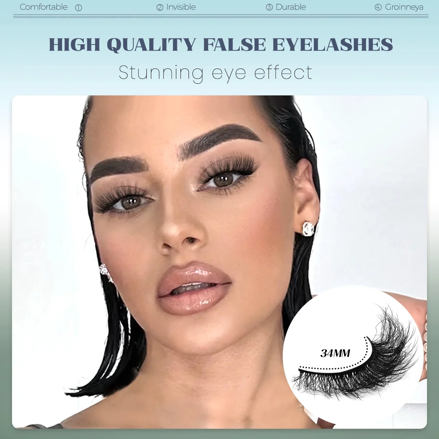 5pc Fluffy Cat Eye Lashes